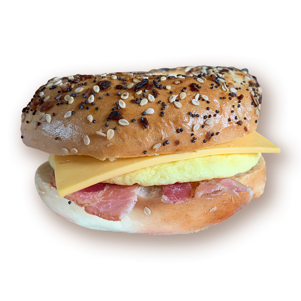 #2 Bacon, Egg and Cheese Bagel Sandwich