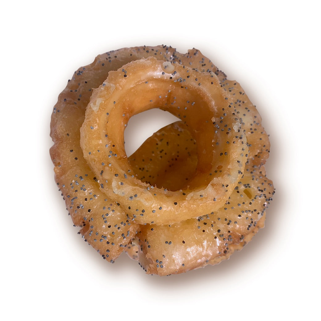 Lemon -Poppyseed Old Fashioned Donut