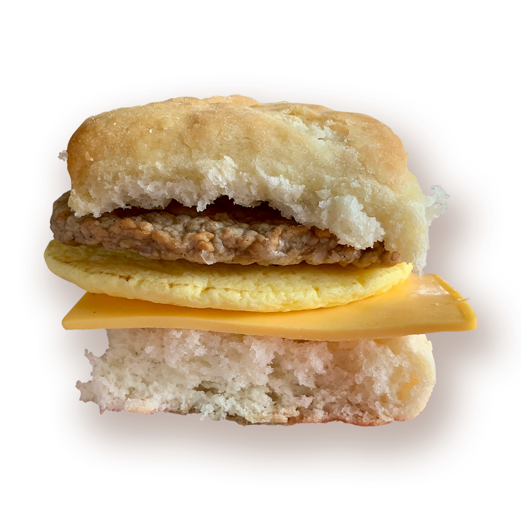 #1 Sausage, Egg and Cheese Biscuit Sandwich